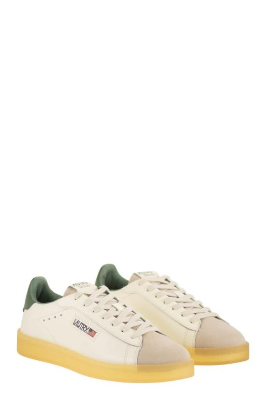 26FW 오트리 Dallas 달라스 로우 스니커즈 ADLMFD03 WHITE GREEN - AUTRY