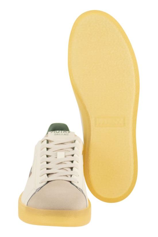 26FW 오트리 Dallas 달라스 로우 스니커즈 ADLMFD03 WHITE GREEN - AUTRY