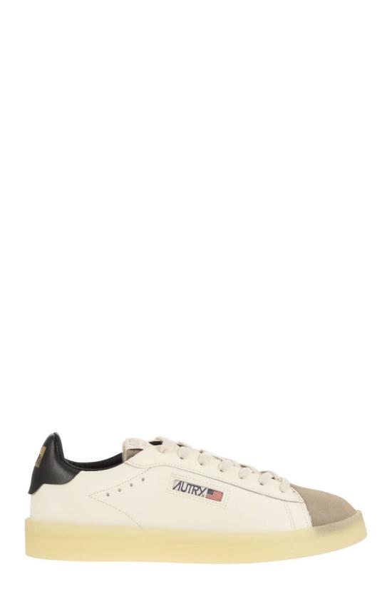 26FW 오트리 Dallas 달라스 로우 스니커즈 ADLMFD02 WHITE BLACK