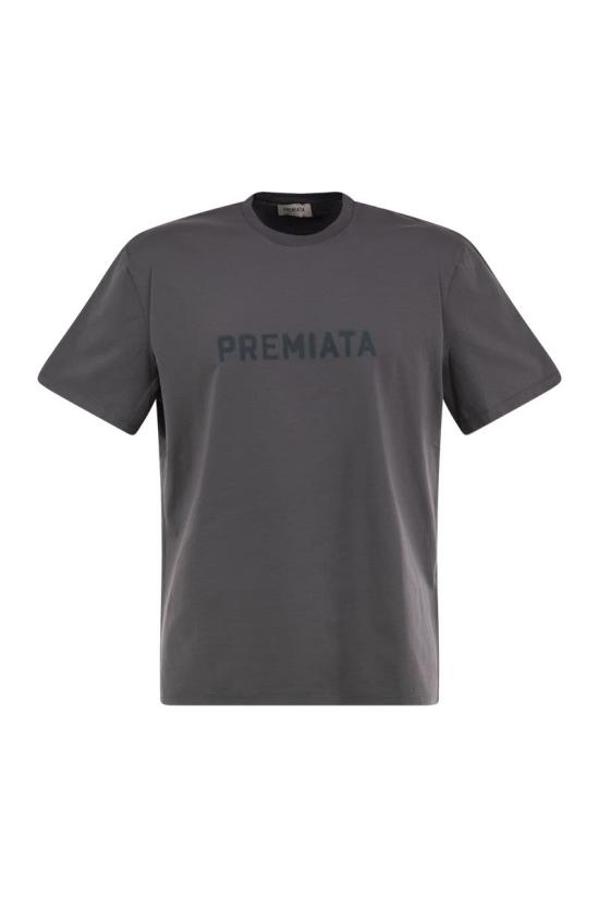26FW 프리미아타 반팔 티셔츠 PA1075 JERSEY IRON JERSEYIRON GREY