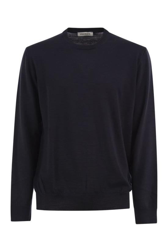26FW 프리미아타 스웨터 PMG48 WOOL BLUE WOOLBLUE NIGHT BLUE