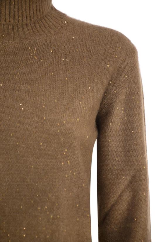 26FW 파비아나 필리피 터틀넥 MAD226F098D296 1268 BROWN - FABIANA FILIPPI