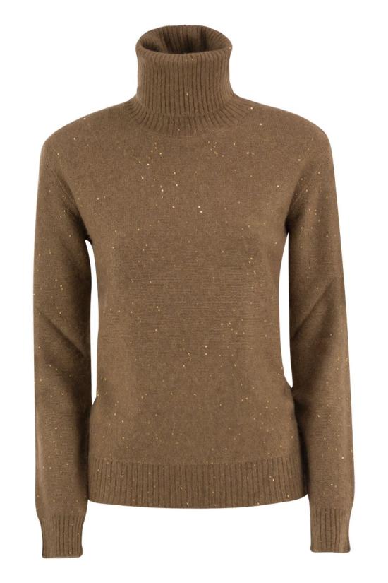 26FW 파비아나 필리피 터틀넥 MAD226F098D296 1268 BROWN