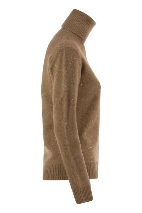 26FW 파비아나 필리피 터틀넥 MAD226F098D296 1268 BROWN - FABIANA FILIPPI