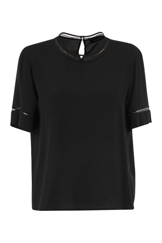 26FW 파비아나 필리피 반팔 티셔츠 TPD226F289L775 825 BLACK