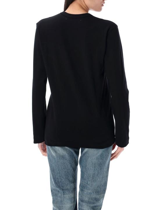 26FW 꼼데가르송 긴팔 티셔츠 AXT118051 BLACK - COMME DES GARCONS