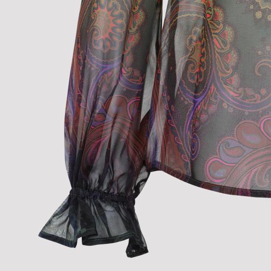 26FW 에트로 블라우스 WRIA007899SP12B X0893 GREEN - ETRO