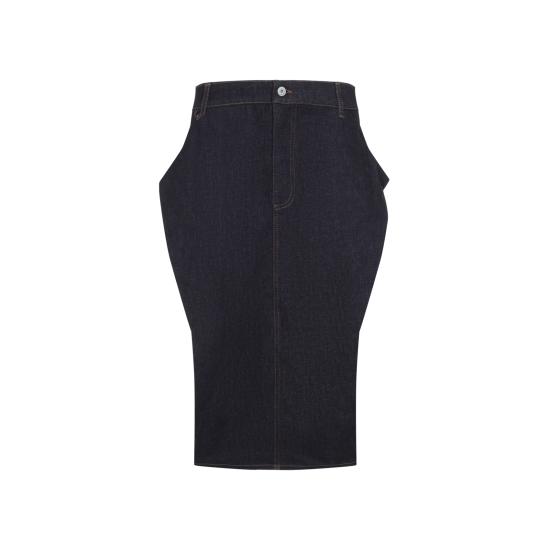 26FW 자크뮈스 데님 펜슬 스커트 데님 펜슬 스커트 SKW00701AD00041 390 BLUE
