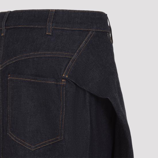 26FW 자크뮈스 데님 펜슬 스커트 데님 펜슬 스커트 SKW00701AD00041 390 BLUE - JACQUEMUS