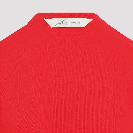 26FW 자크뮈스 Ventadou 티셔츠 TSW00588AJ00254 470 RED - JACQUEMUS