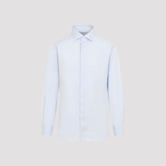 26FW 브리오니 긴팔 셔츠 RCHG0LPC05L 4900 BLUE - BRIONI