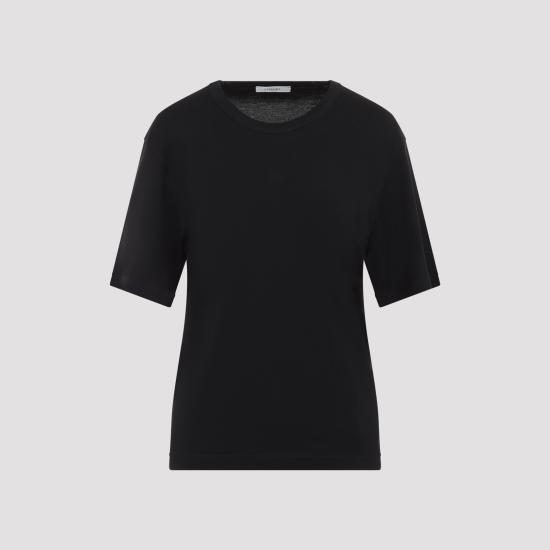 26FW 르메르 저지 티셔츠 TS0002LJ1016 BK999 BLACK - LEMAIRE
