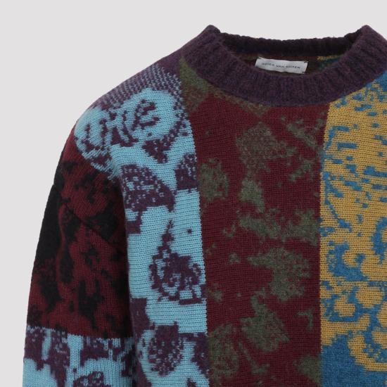 26FW 드리스 반 노튼 스웨터 2620212334740 401 RED - DRIES VAN NOTEN