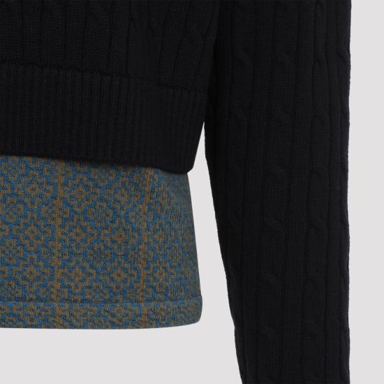 26FW 드리스 반 노튼 스웨터 2620212204751 900 BLACK - DRIES VAN NOTEN