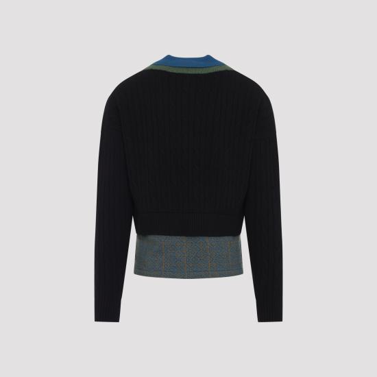 26FW 드리스 반 노튼 스웨터 2620212204751 900 BLACK - DRIES VAN NOTEN