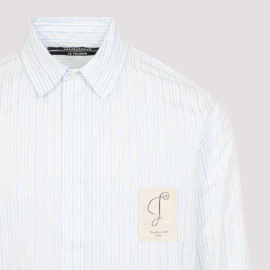 26FW 자크뮈스 긴팔 셔츠 SHM00541AW00910 3ND BLUE - JACQUEMUS