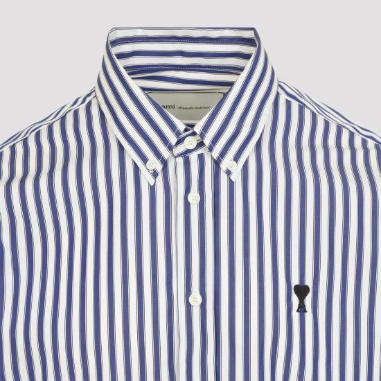 26FW 아미 긴팔 셔츠 USH878CO0250 487 BLUE - AMI