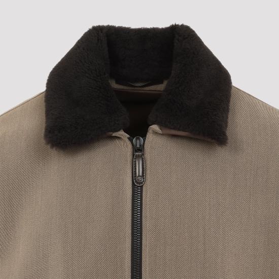 26FW 조르지오 아르마니 봄버 자켓 GM004032TE22902 U6166 NUDE NEUTRALS - GIORGIO ARMANI