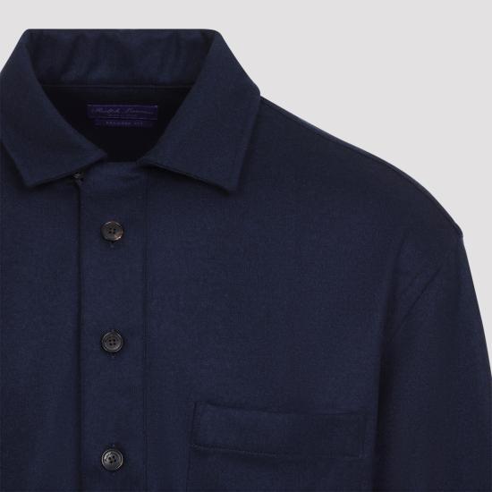 26FW 랄프로렌 퍼플라벨 긴팔 셔츠 790P22480001 NAVY BLUE - RALPH LAUREN PURPLE LABEL