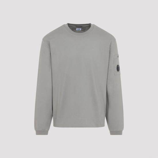 26FW 씨피 컴퍼니 긴팔 티셔츠 21CMTS100A110580W 356 GREY - C.P. COMPANY