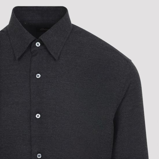 26FW 브리오니 긴팔 셔츠 SCAY0LOC022 1100 GREY - BRIONI