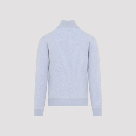 26FW 브리오니 집업 니트 UMS70LOCK12 4919 BLUE - BRIONI