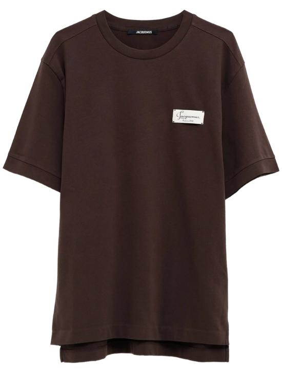 26FW 자크뮈스 반팔 티셔츠 TSU00329AJ00327 881 BROWN
