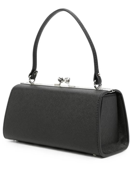 26FW 비비안웨스트우드 오르브 메탈 버클 레더 벨트 4B01000QWS0021 N401 BLACK - VIVIENNE WESTWOOD