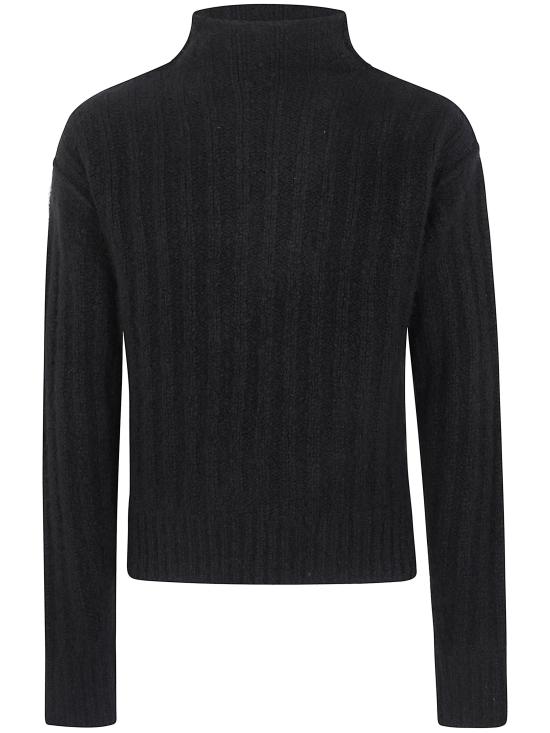 26FW 릭 오웬스 터틀넥 RR02F4678RIBWSE 09 BLACK