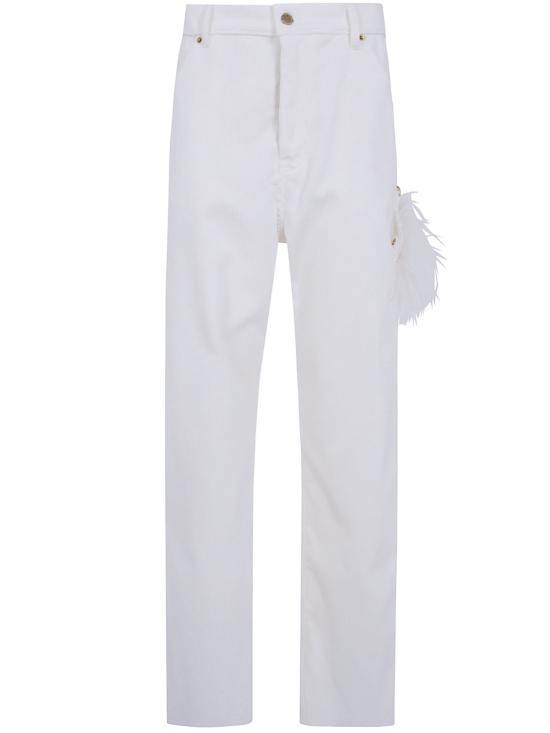26FW 다크파크 수트 팬츠 WTR58FAC195 0001 WHITE
