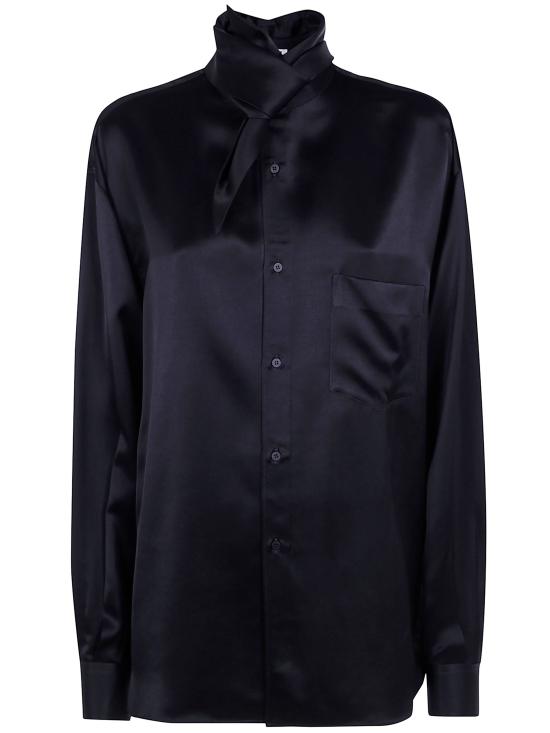 26FW 다크파크 블라우스 WSH49FAC180 0099 BLACK
