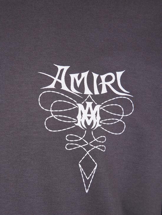 26FW 아미리 반팔 티셔츠 AM426JR006 HUSK GREY - AMIRI