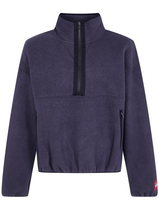 26FW 노스페이스 TNF 레드 박스 하프집 플리스 NF0A8EGC 0SA1 GREY