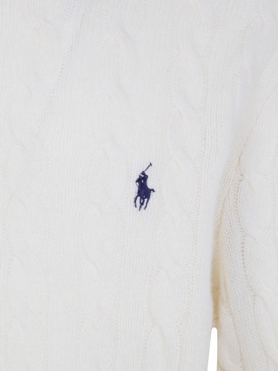 26FW 폴로 랄프로렌 케이블 니트 스웨터 710876762010099 ANDOVER WHITE - POLO RALPH LAUREN