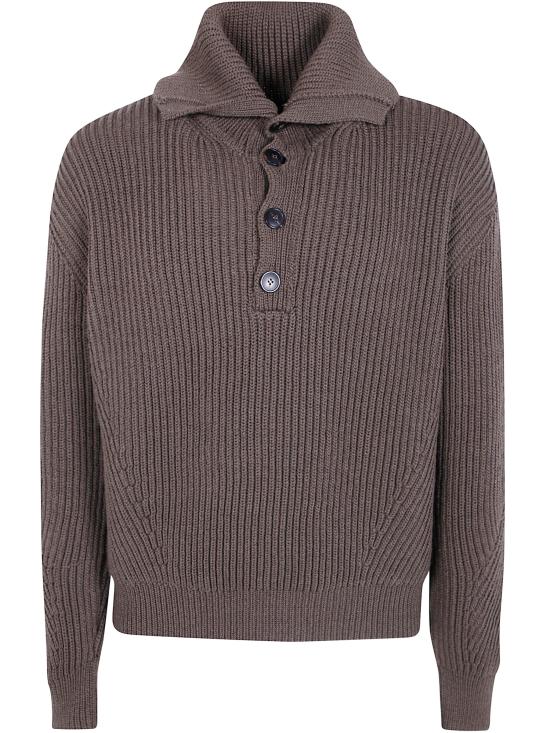 26FW 드리스 반 노튼 집업 니트 2620212384744 703 BROWN