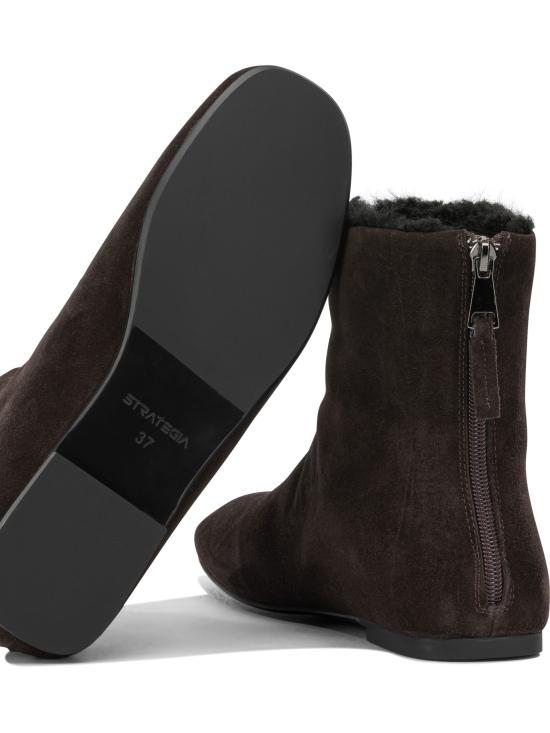 26FW 스트레티지아 부츠 A6194XVELOUREBANO BROWN - STRATEGIA