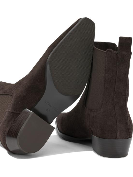 26FW 스트레티지아 부츠 A5900XVELOUREBANO BROWN - STRATEGIA
