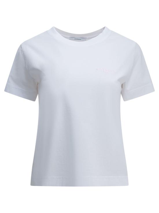 26FW 지방시 반팔 티셔츠 BW70FJ31D8100 WHITE