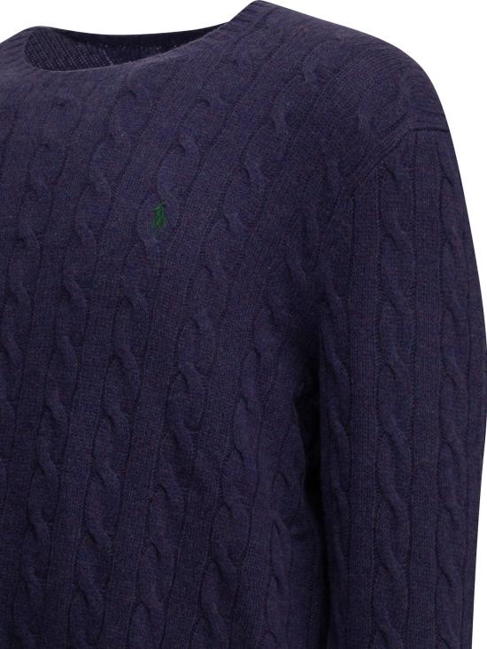 26FW 폴로 랄프로렌 케이블 니트 스웨터 710876762505FIREFISHPURPLEHEATHER - POLO RALPH LAUREN
