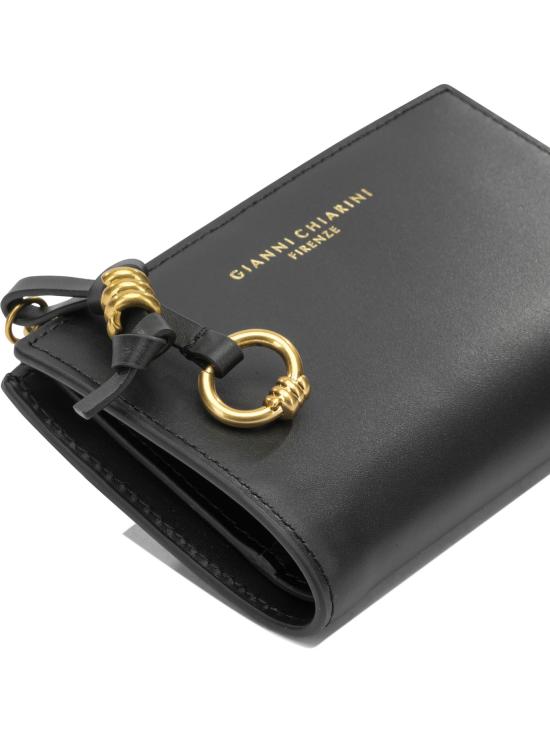 26FW 지아니 끼아리니 지갑 PF6003NAWALLETSNAPPA001NERO BLACK - GIANNI CHIARINI