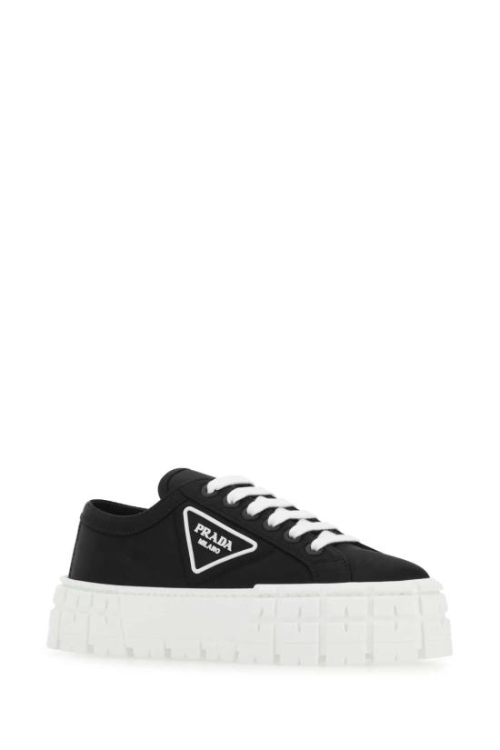 26FW 프라다 더블 휠 개버딘 리나일론 스니커즈 1E260MF0503LFX F0632 BLACK - PRADA
