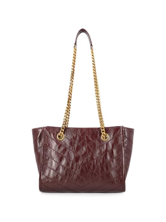 26FW 생로랑 니키 스몰 쇼핑백 니키 스몰 쇼핑백 8726800EN07 6195 BURGUNDY - SAINT LAURENT