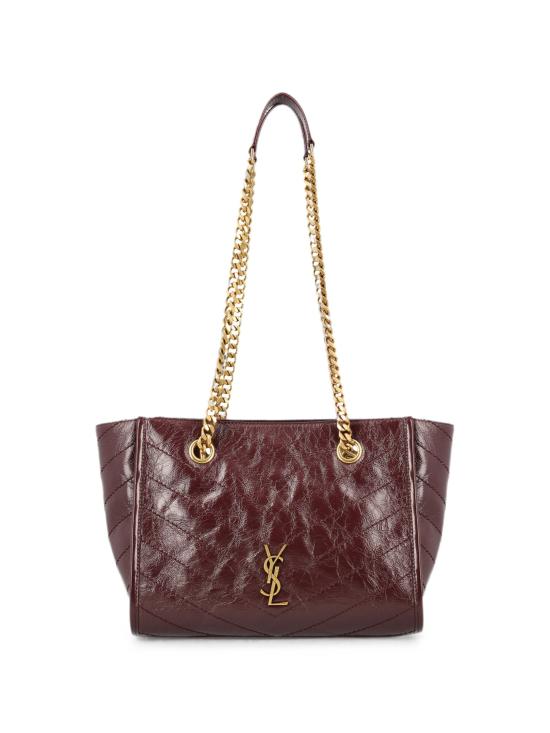 26FW 생로랑 니키 스몰 쇼핑백 니키 스몰 쇼핑백 8726800EN07 6195 BURGUNDY