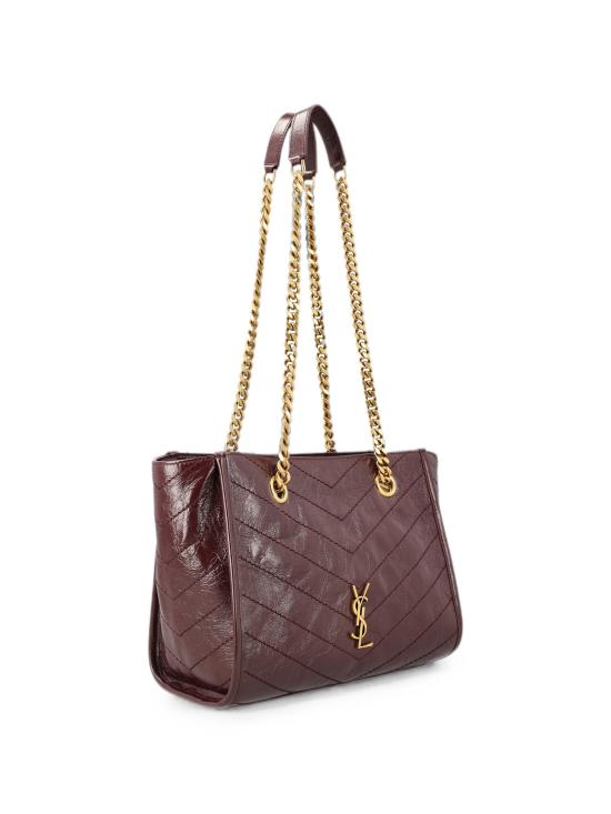 26FW 생로랑 니키 스몰 쇼핑백 니키 스몰 쇼핑백 8726800EN07 6195 BURGUNDY - SAINT LAURENT