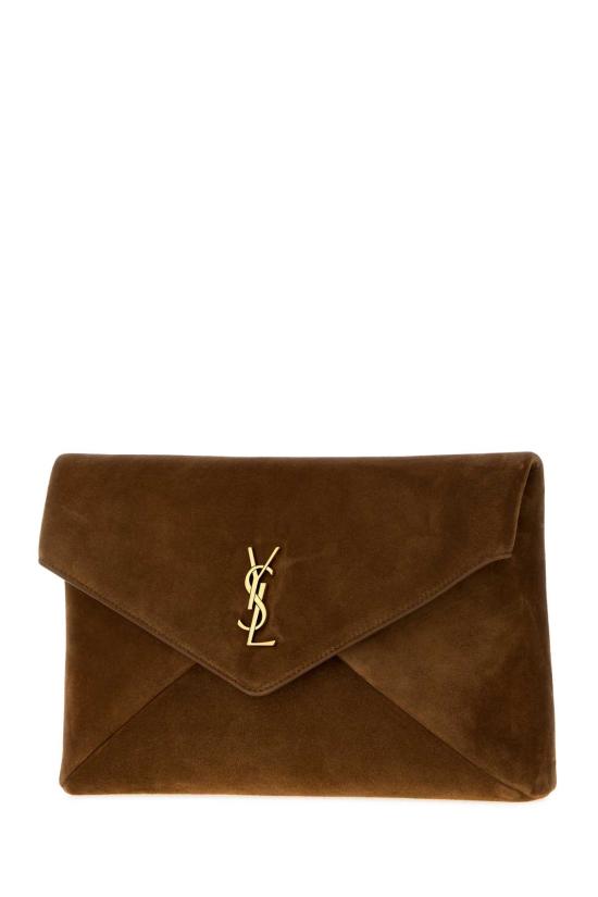 26FW 생로랑 클러치/파우치 7693071U80W 2916 BROWN - SAINT LAURENT