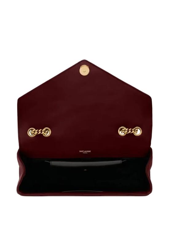 26FW 생로랑 루루 마틀라세 램스킨 미디움 숄더백 801439AAEAX 6197 BURGUNDY - SAINT LAURENT