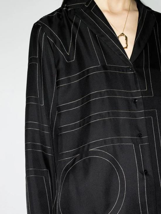 26SS 토템 셔츠 213755707 925 BLACK - TOTEME