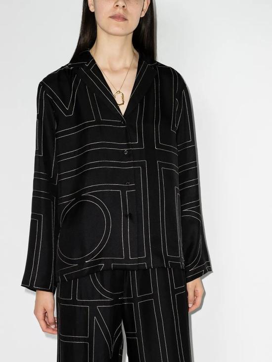 26SS 토템 셔츠 213755707 925 BLACK - TOTEME