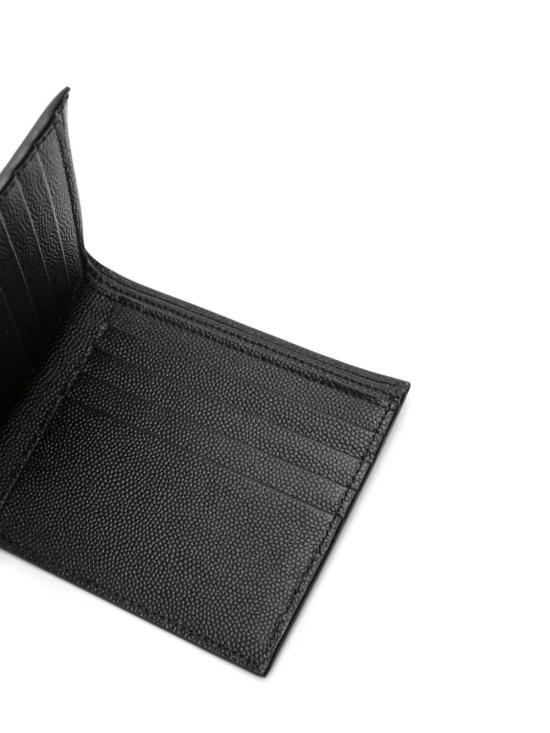 26FW 생로랑 로고 이스트/웨스트 반지갑 396307BTY0N 1000 BLACK - SAINT LAURENT