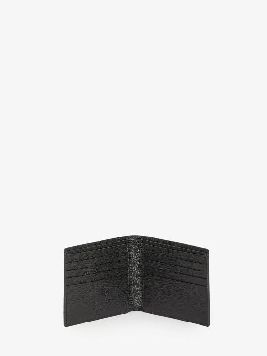 26FW 생로랑 로고 이스트/웨스트 반지갑 396307BTY0N 1000 BLACK - SAINT LAURENT